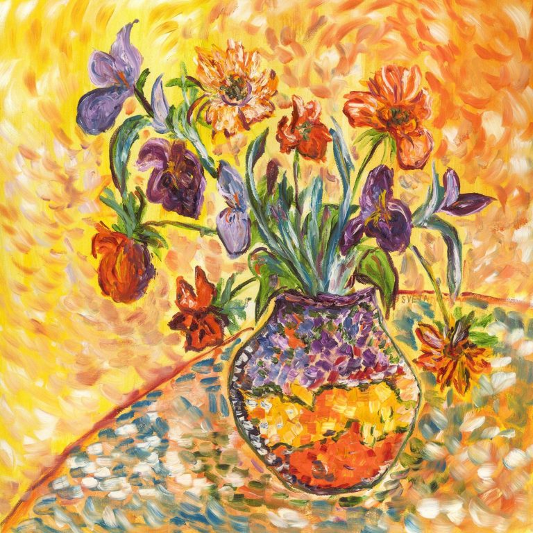 Bouquet of orange flowers 